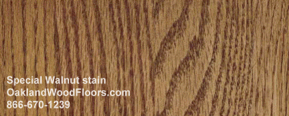 Special Walnut wood floor stain color
